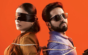 First Look of Bollywood mystery thriller, Andhadhun (October 05, 2018)